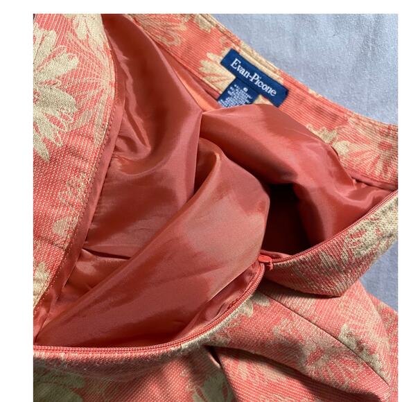 Evan - Picone Floral Pattern Skirt SZ 6 Y2K - Picture 5 of 8